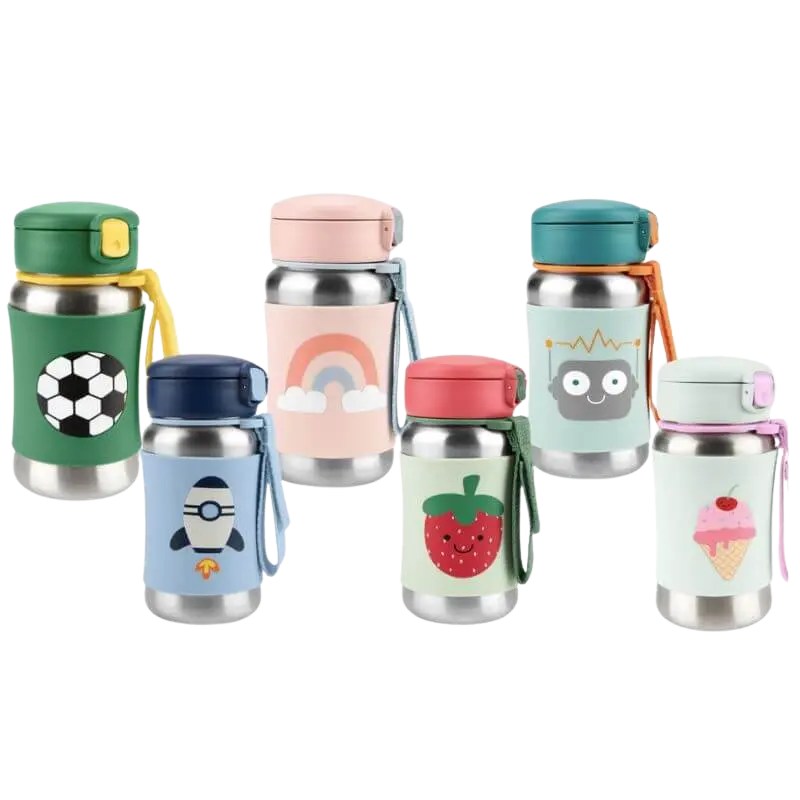 Spark Style 350Ml Insulated Stainless Steel Straw Bottle 1