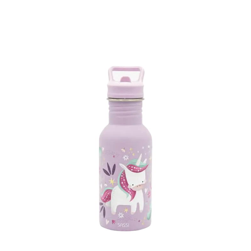 Sparkly Unicorn Stainless Steel 500Ml Drink Bottle 1