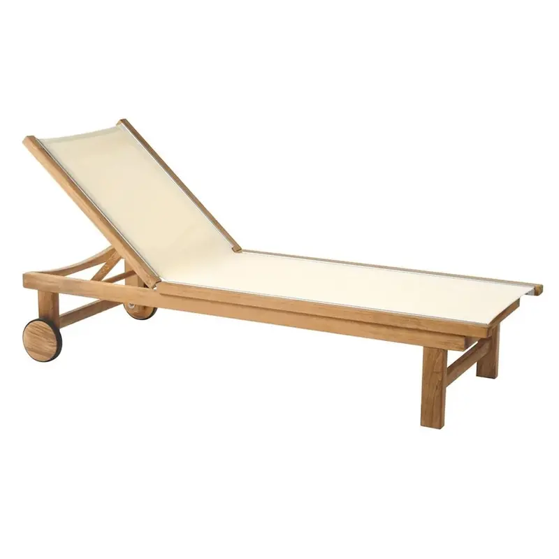 St. Tropez Ergonomic Outdoor Chaise With Recline Function 1
