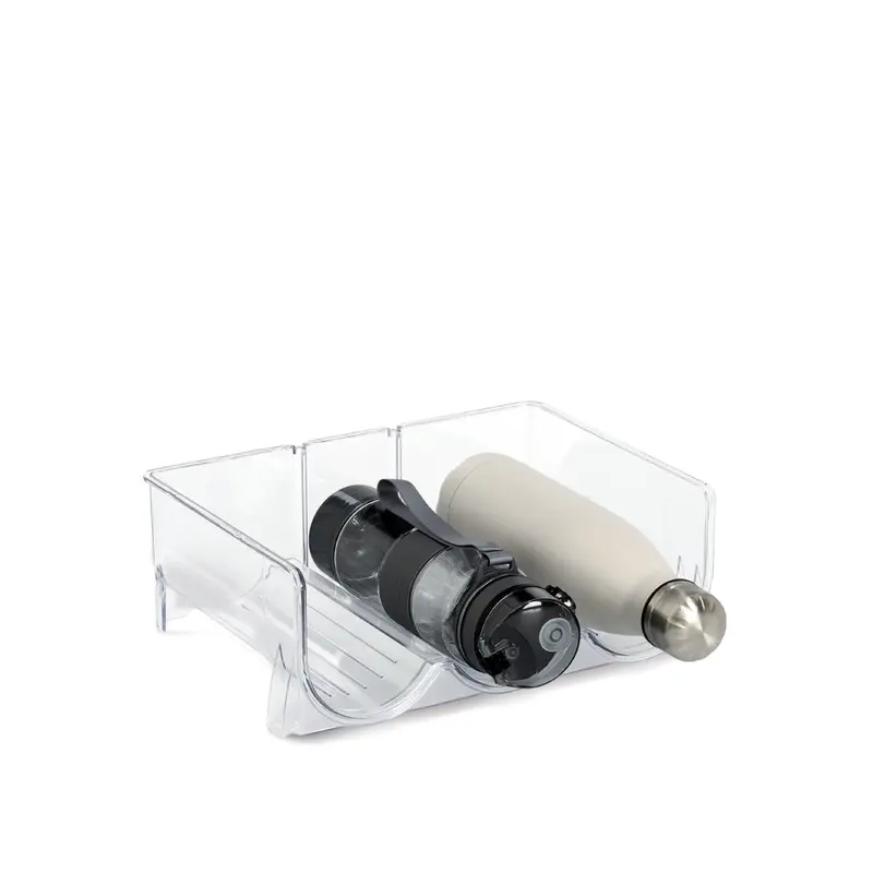 Stackable 3-Bottle Wine Rack – Stainless Steel Design 1