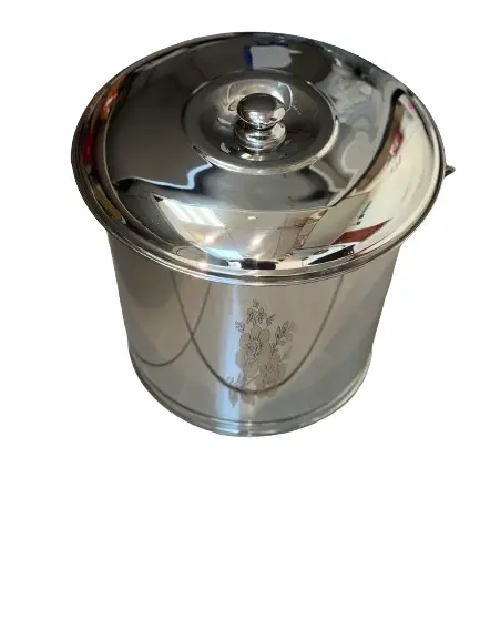 Stainless Steel Lidded Bucket – 10L / 14L / 17L Capacity Options 1