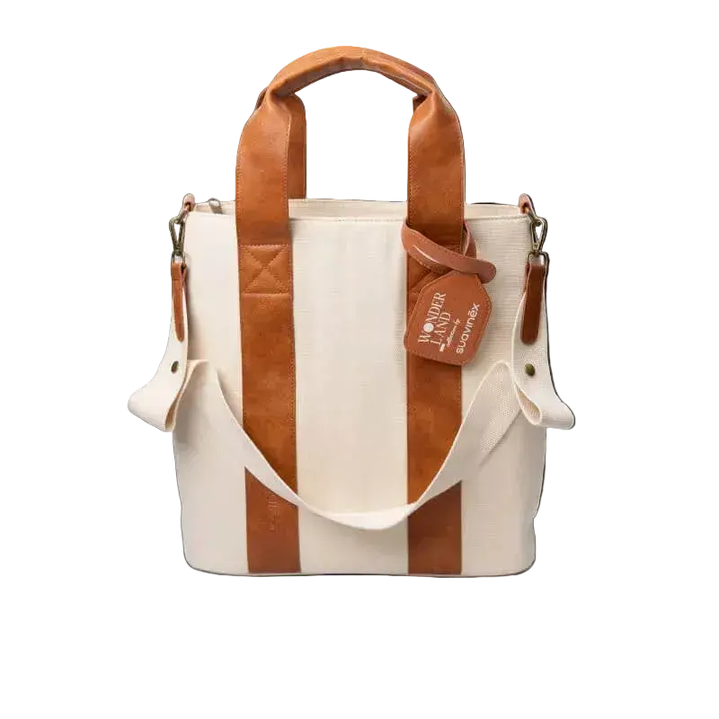 Suavinex Wonderland Neutral-Tone Diaper Tote 1