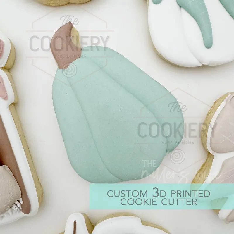 Tall Pumpkin Cookie Cutter – 3D Printed, Elegant Autumn Shape 1