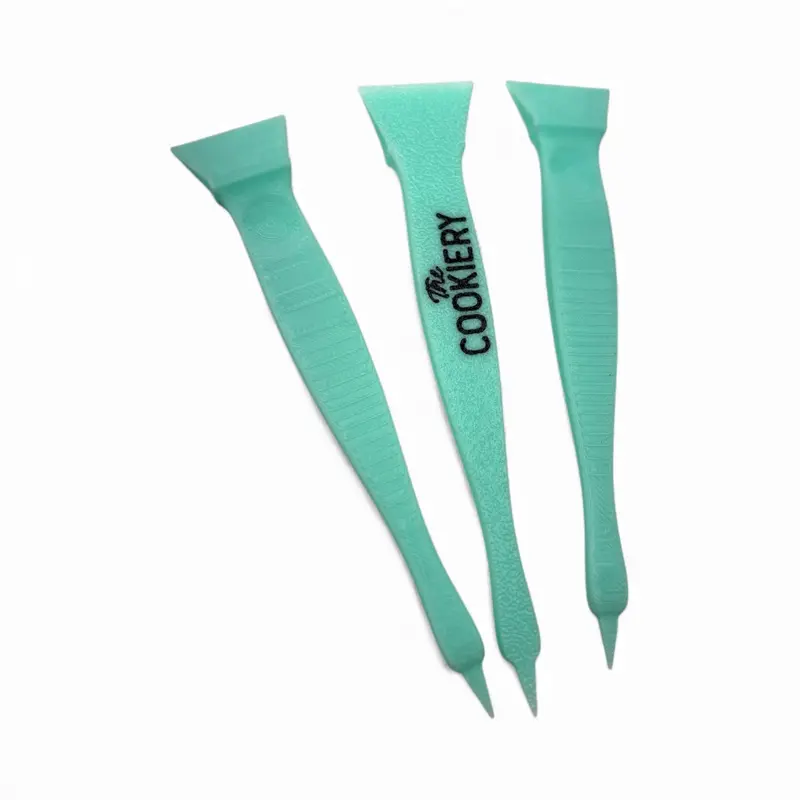 The Cookiery Boo Boo Stick – Extra-Wide Silicone Scraper, 3-Pack For Smooth Icing 1