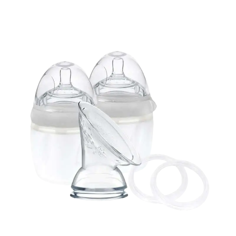 Third-Gen Silicone Breast Pump & Bottle Starter Bundle 1