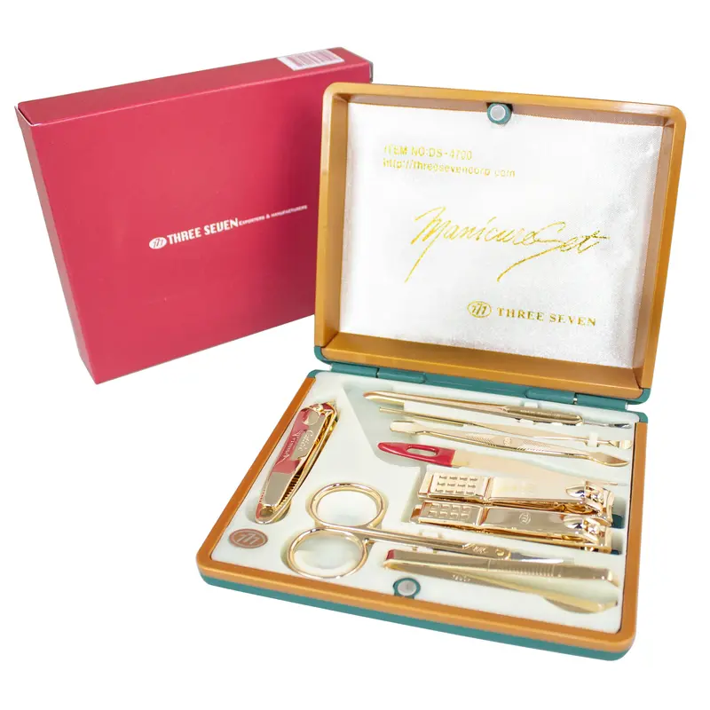 Three Seven Ts-4700G Nail Care Set – 9-Piece Premium Stainless Steel Kit 1