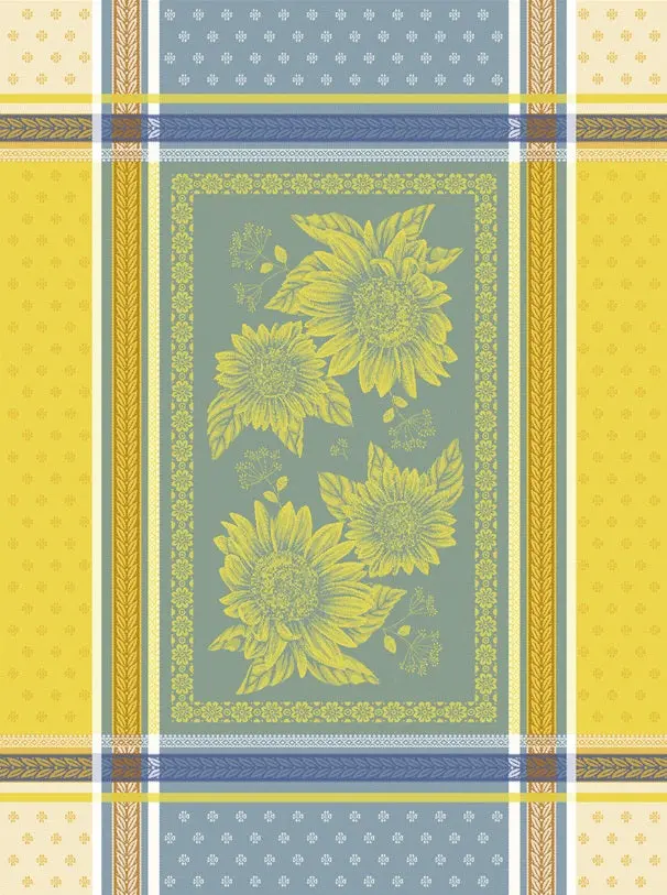 Tissus Toselli Beaulieu Jacquard Tea Towel – Textured Woven Cotton In Two Tones 1