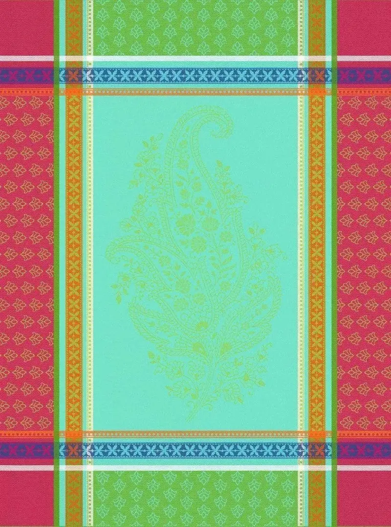Tissus Toselli Cassis Estival Cotton Tea Towel 1