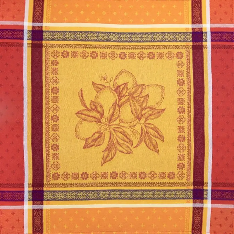 Tissus Toselli Cedrat Andalouse Citrus Napkin 1
