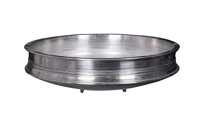Traditional Aluminum Uruli Cooking Pot – Silver-Finished Biryani Handi 1