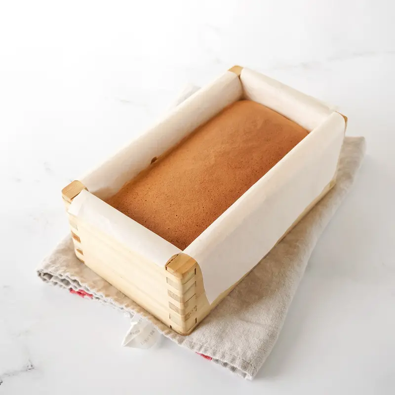 Traditional Castella Sponge Cake Wood Mold – Reusable Bamboo Frame 1