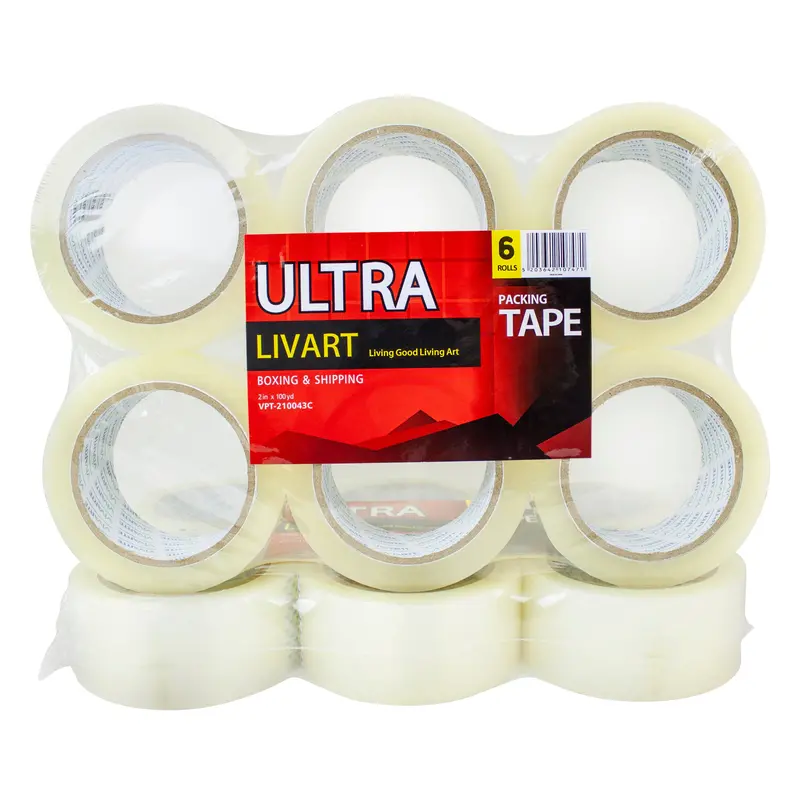 Ultra Commercial Packing Tape – 2-Inch X 100-Yard Rolls (12-Pack) 1