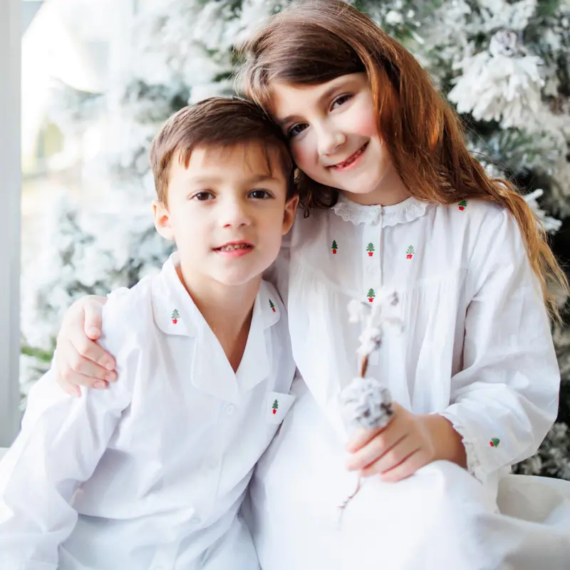 Unisex Christmas-Themed Two-Piece Pajama Set 1