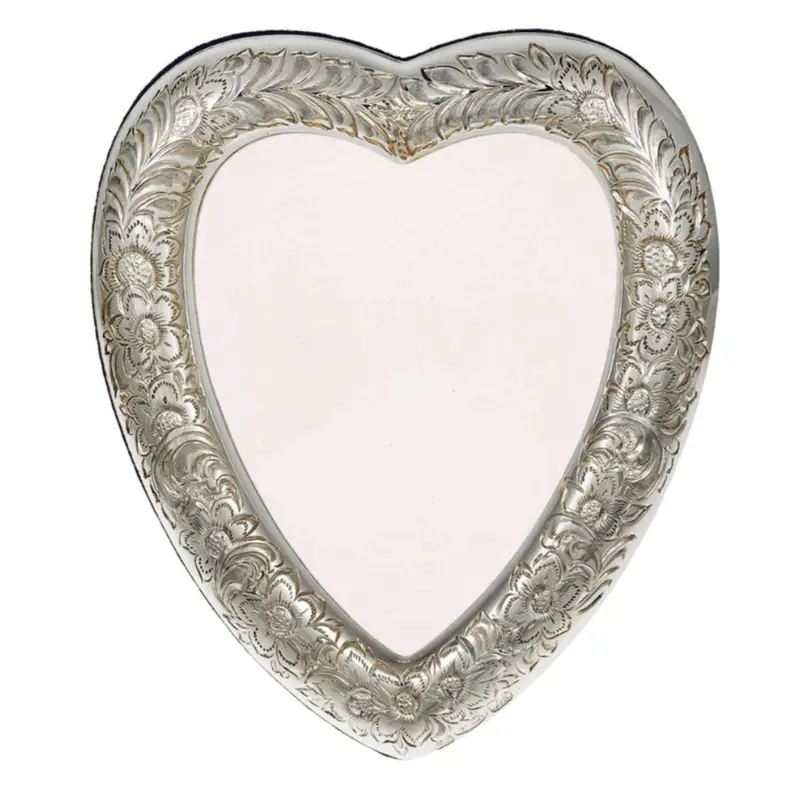 Victorian-Style Sterling Silver Heart Picture Frame 1