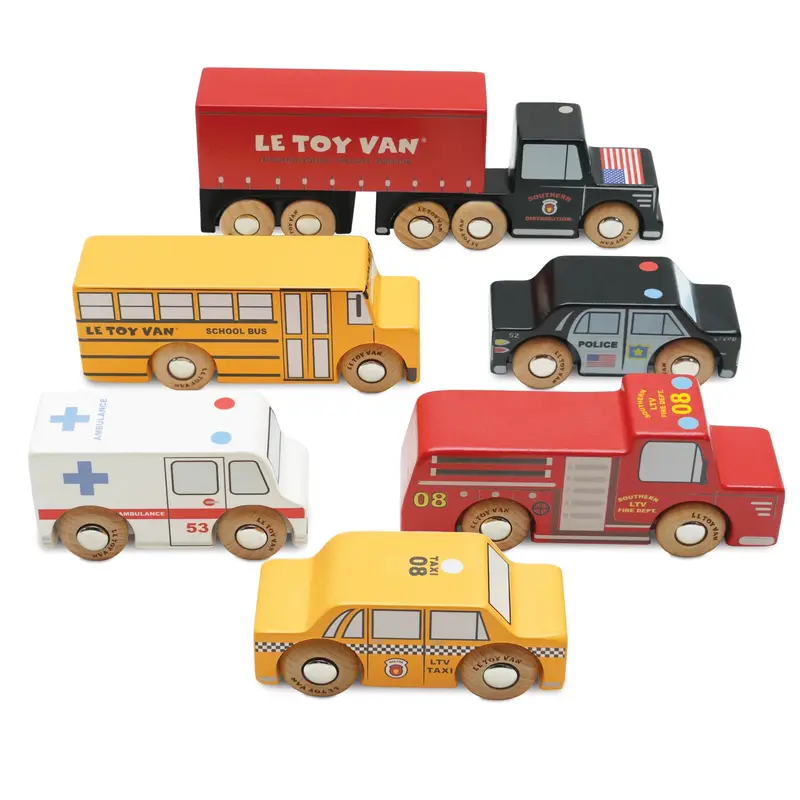 Vintage-Style New York City Toy Car Collection 1