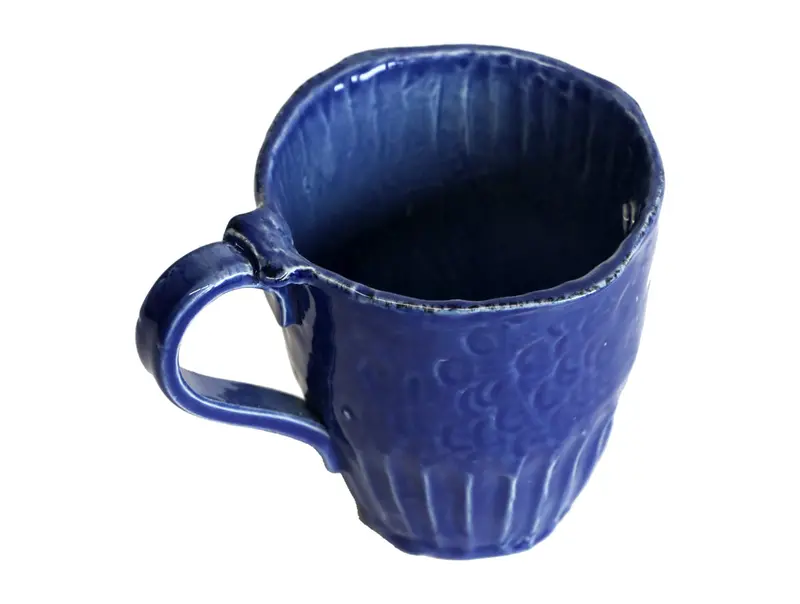 Virginia Casa Pietra Fish Motif Mug – Ceramic Coffee Cup 2