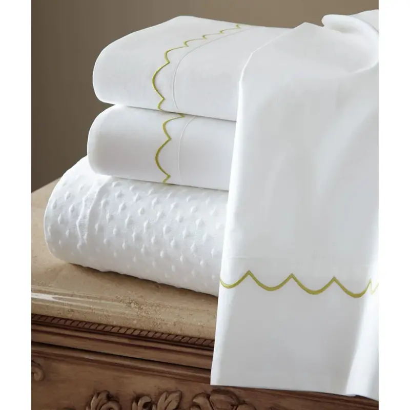 Vivian Scalloped-Edge Embroidered Duvet Cover 1