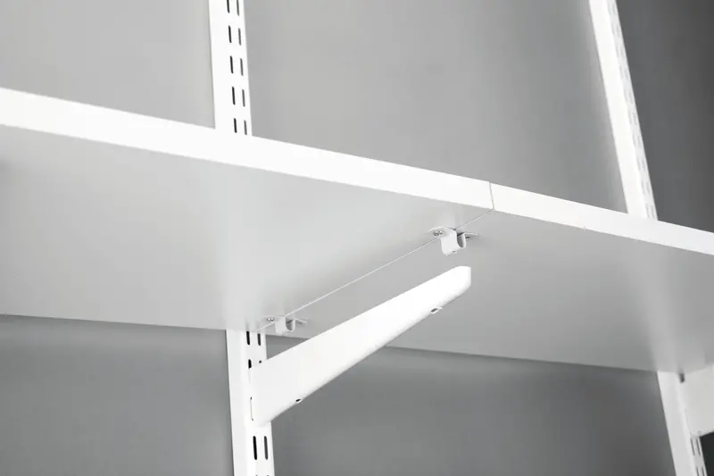 White Shelf Joiner Hardware Kit – Six-Piece Pack 1