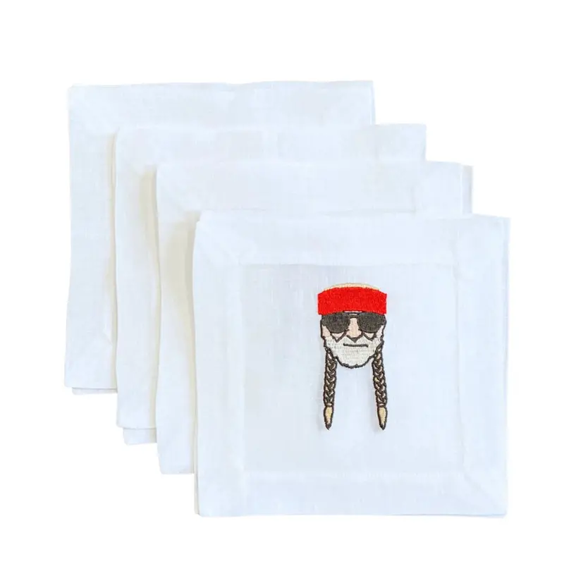 Willie Design Cocktail Napkins – Elegant Folded Accents 1
