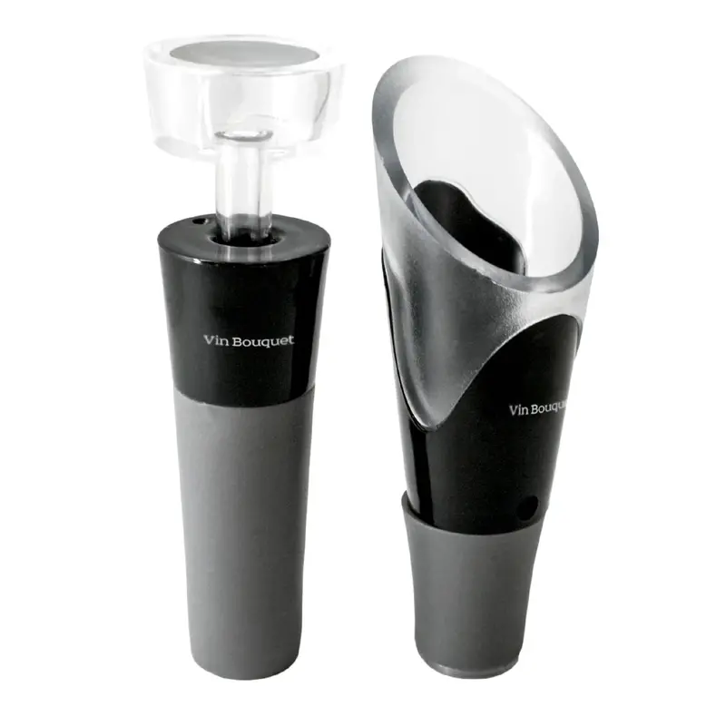 Wine Pourer And Vacuum Seal Stopper Combo 1