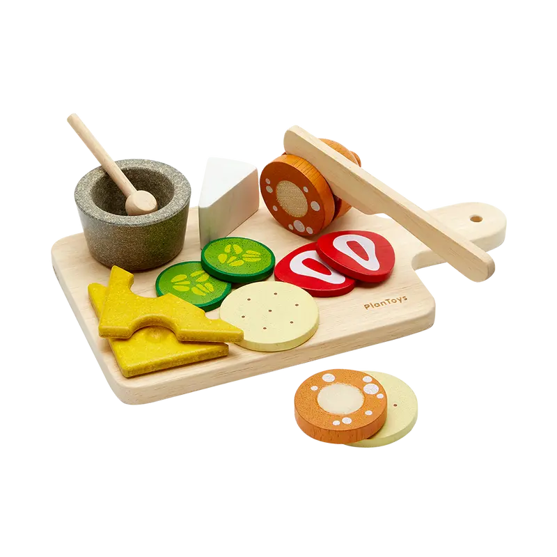 Wooden Cheese And Charcuterie Board Toy For Kids 1